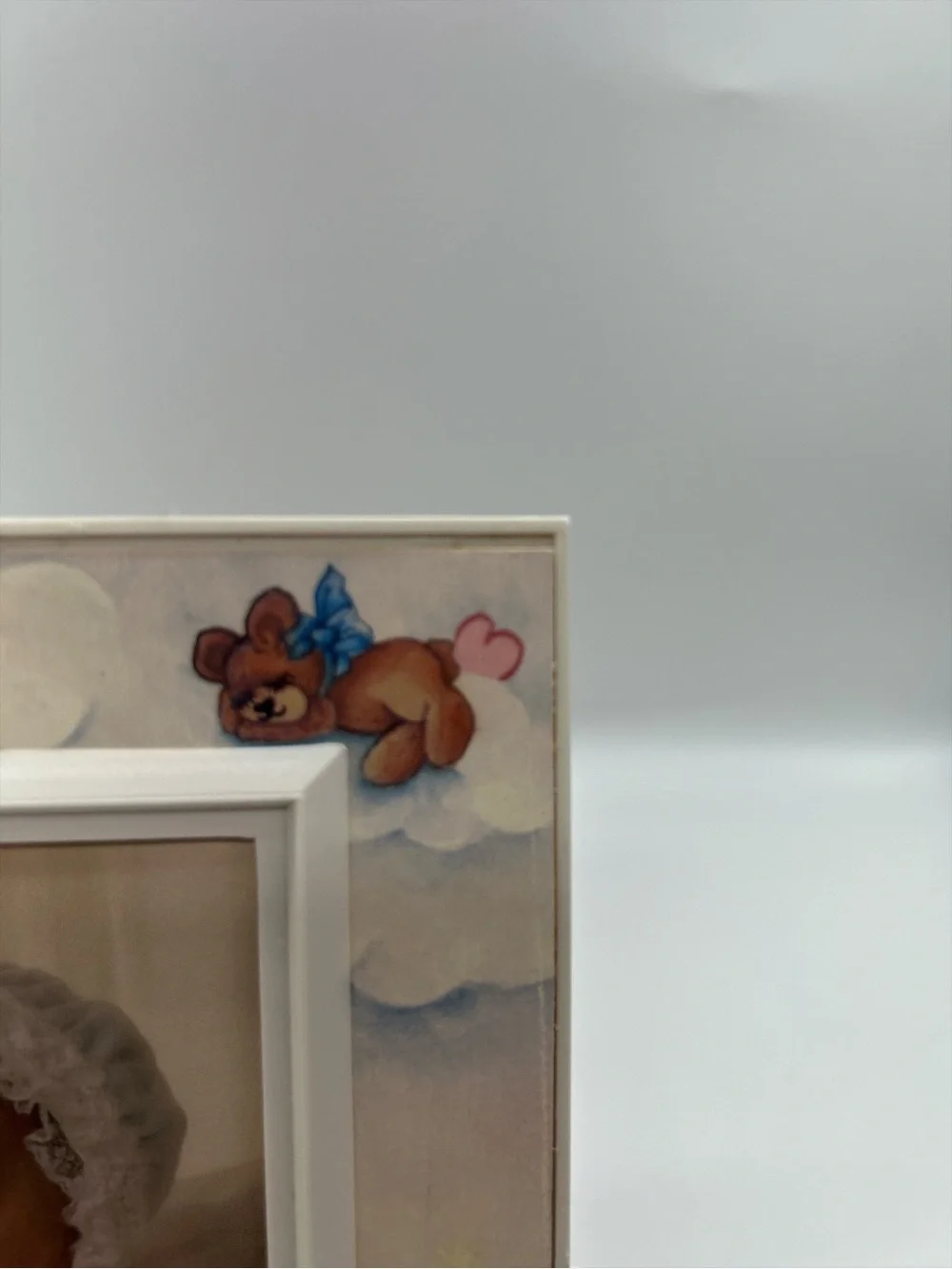 Ultra Frame Baby Nursery Picture Frame Moon Teddy Bear Clouds 5x3.5 Tabletop